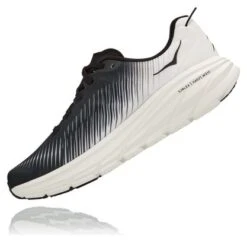 Hoka One One Hoka Rincon 3 Running Shoes Black White Men's -Hoka One One 207844960b09f0d926525.62163915