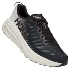 Hoka One One Hoka Rincon 3 Hardloopschoenen Large 2E Zwart Wit Heren