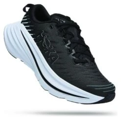 Women's Hoka One One Bondi X Black White Running Shoes