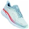 Women's Hoka One One Clifton 8 Blue White Red Running Shoes -Hoka One One 217749461f3a32431ddd9.15781394