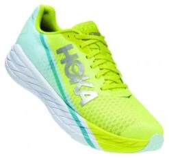 Hoka One One Rocket X Running Shoes Yellow Blue Unisex