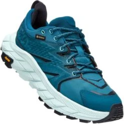 HOKA ONE ONE W ANACAPA LOW GORE-TEX BLACK/BLUE GLASS 22 -Hoka One One 9 111766 w anacapa low gtx black blue glass 1119373 bcbgl 03