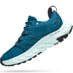HOKA ONE ONE W ANACAPA LOW GORE-TEX BLACK/BLUE GLASS 22 -Hoka One One 9 111766 w anacapa low gtx black blue glass 1119373 bcbgl 06