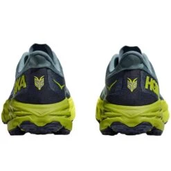 HOKA ONE ONE SPEEDGOAT 5 WIDE STONE BLUE/DARK CITRON 23 -Hoka One One 9 123929 speedgoat 5 wide stone blue dark citron 1123159 sbdct 06