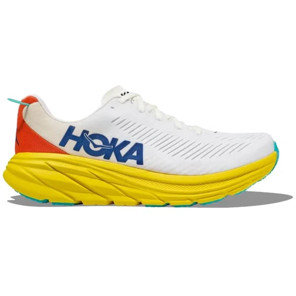HOKA ONE ONE RINCON 3 WHITE/EGGNOG 23 3 HOKA ONE ONE RINCON 3 WHITE/EGGNOG 23