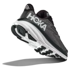 HOKA ONE ONE CLIFTON 9 YOUTH BLACK/WHITE 23 -Hoka One One 9 125858 clifton 9 youth black white 1131170 bwht 04