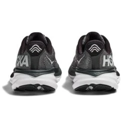 HOKA ONE ONE CLIFTON 9 YOUTH BLACK/WHITE 23 -Hoka One One 9 125858 clifton 9 youth black white 1131170 bwht 05