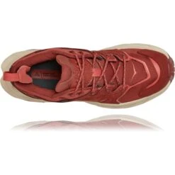HOKA ONE ONE ANACAPA LOW GORE-TEX W CHERRY MAHOGANY/HOT SAUCE 22 -Hoka One One 9 91504 anacapa low gtx cherry mahogany hot sauce 1119373 cmhs 05