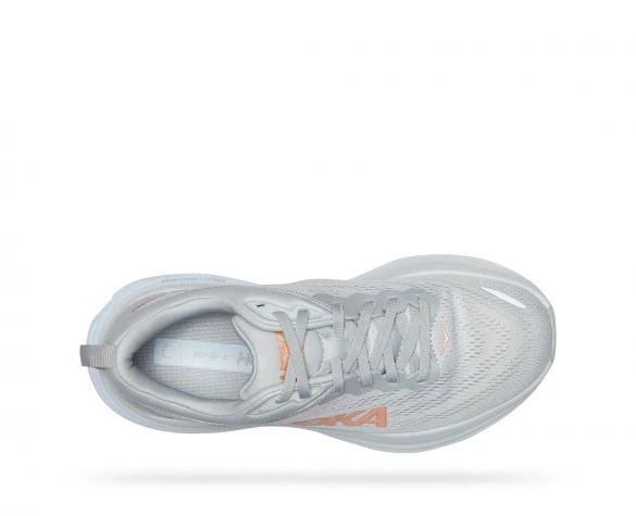 Hoka One One Hoka Bondi 8 Hardloopschoenen Grijs Dames 5 Hoka One One Hoka Bondi 8 Hardloopschoenen Grijs Dames - Afbeelding 3