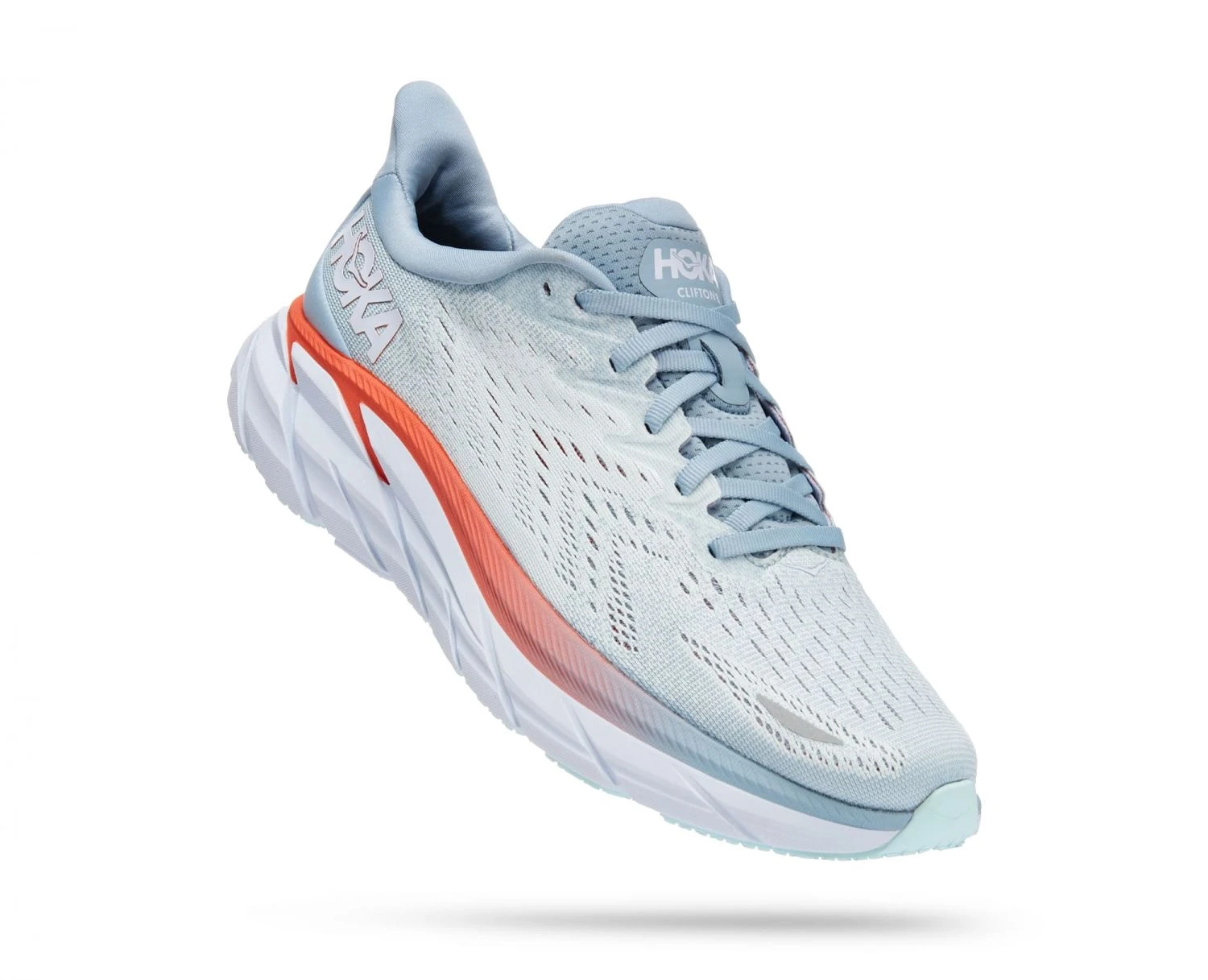 Hoka One One Hoka Clifton 8 Wide Hardloopschoenen Lichtblauw Dames 3 Hoka One One Hoka Clifton 8 Wide Hardloopschoenen Lichtblauw Dames