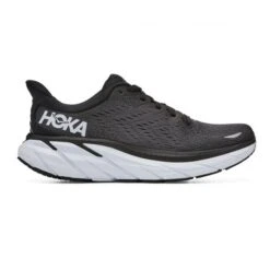 Hoka One One Clifton 8 Hardloopschoenen Zwart/wit Dames