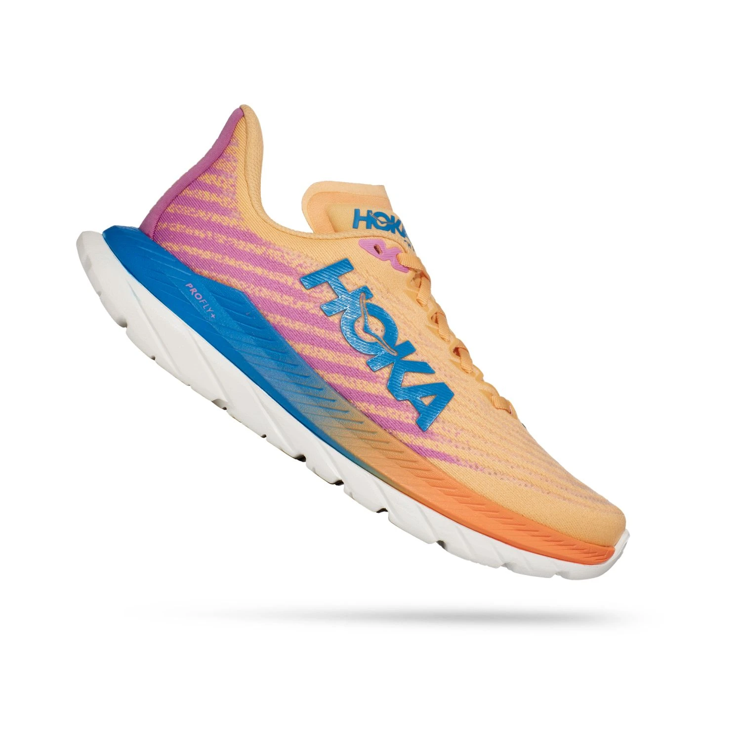 Hoka One One Hoka Mach 5 Hardloopschoenen Roze/blauw Dames 3 Hoka One One Hoka Mach 5 Hardloopschoenen Roze/blauw Dames