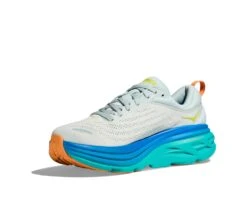 Hoka One One Hoka Bondi 8 Hardloopschoenen Grijs/blauw Heren -Hoka One One hoka heren bondi 8 1123202 ifbob 03