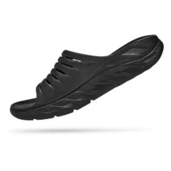 Hoka One One Hoka ORA Recovery Slide Slippers Zwart Unisex -Hoka One One hoka slipper heren ora recovery slide 1134527 blk 04